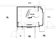 I邸ピアノ室(図面)